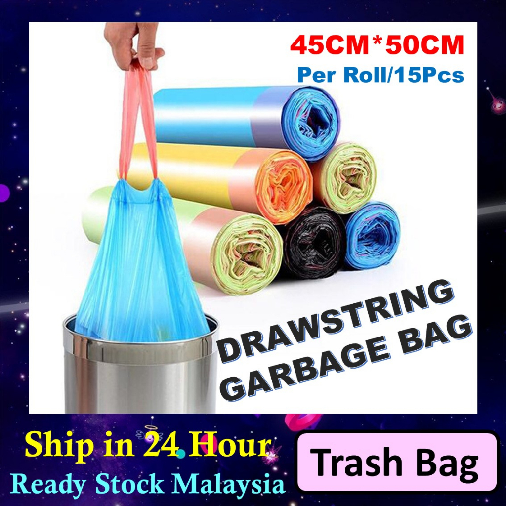 Plastik Sampah Garbage Bag Rubbish Bag Office Cleaning Trash Bags ...