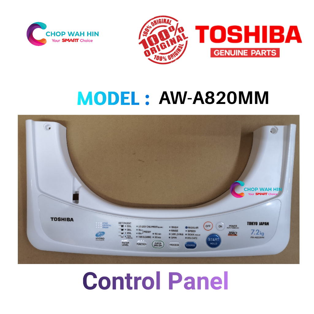 Control Panel For Toshiba Washing Machine AWA820MM Shopee Malaysia