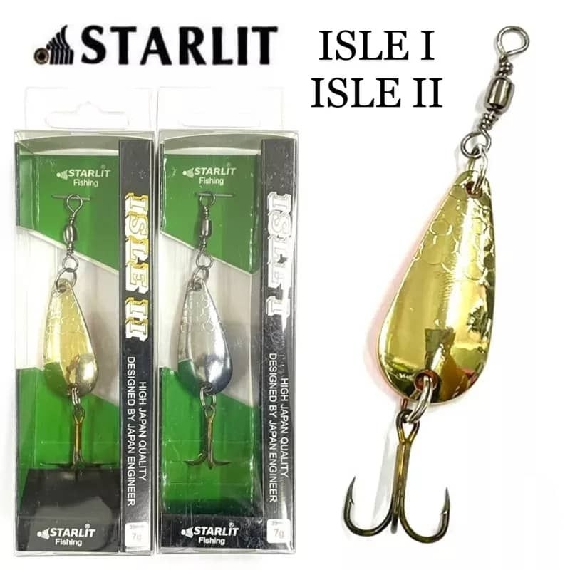 STARLIT ISLE I AND ISLE II SPOON ABU ISLAND SHAPE (LURE BAIT HAMPALA