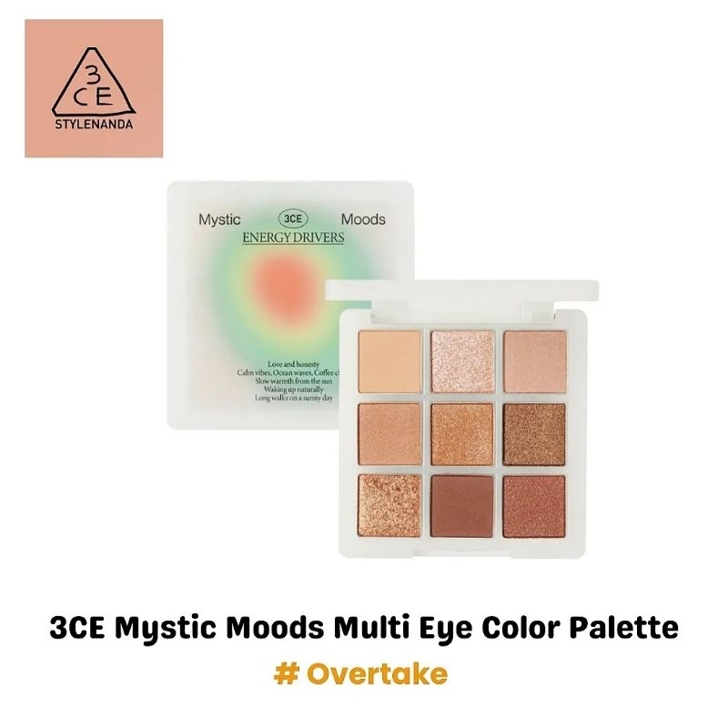 3CE Original OVERTAKE Mystic Moods Eye Color Palette | Shopee Malaysia