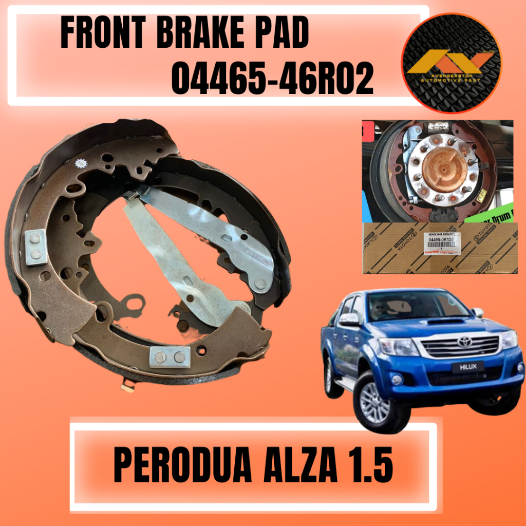 Original Toyota Hilux Revo 2016 Hilux Vigo Kun25 Kun26 Rear Brake Drum