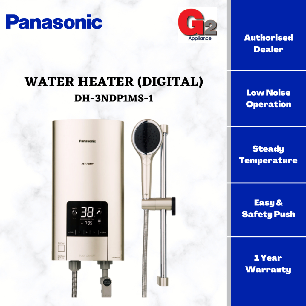 PANASONIC WATER HEATER (DIGITAL) DH3NDP1MS PANASONIC WARRANTY