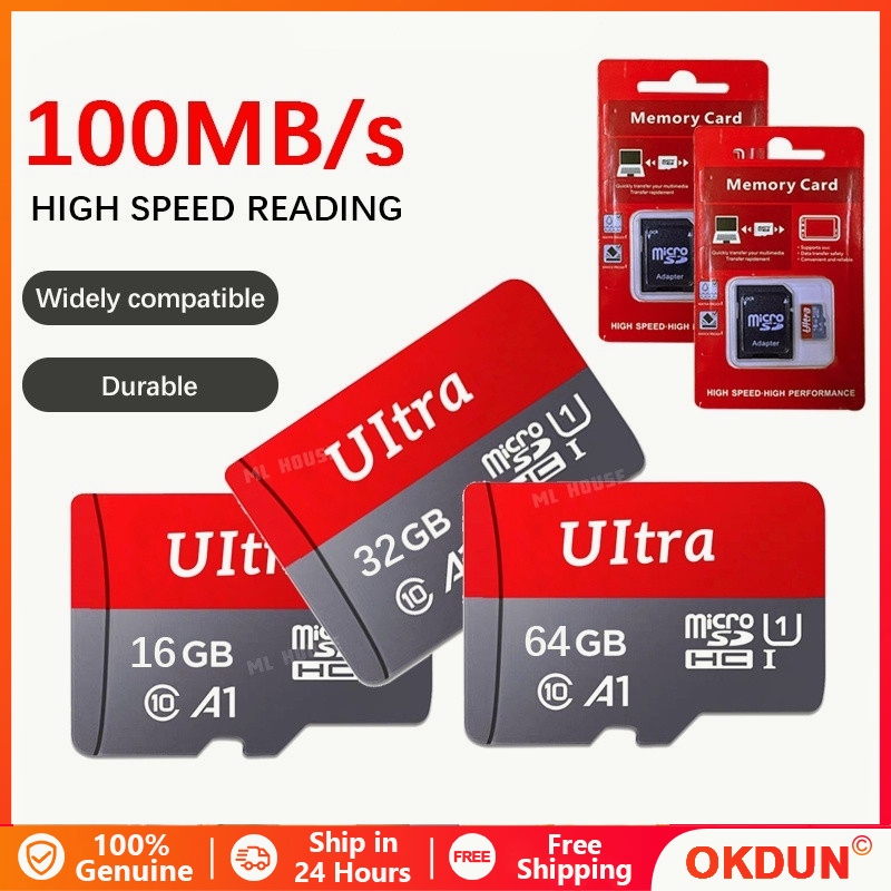 Memory Card 64GB 32GB 16GB 8GB 120MB/S Class10 Micro SD Card 8GB 16GB ...