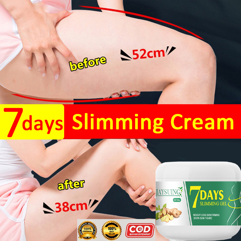 7 Days Ginger Cream Slimming Fat Burning Weight Loss Anti-Cellulite Firming  Gel 