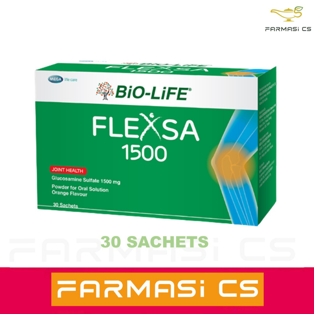 MEGA BioLife Flexsa 1500 (Glucosamine sulfate) 30s EXP03/2024 [Bio