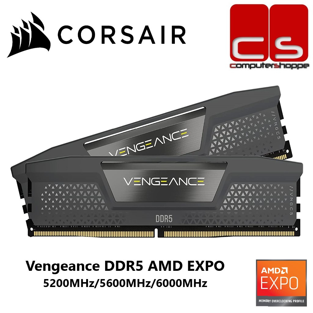 Memoria DDR5 Corsair Vengeance RGB 2x16GB 6000MHz CL36 AMD EXPO