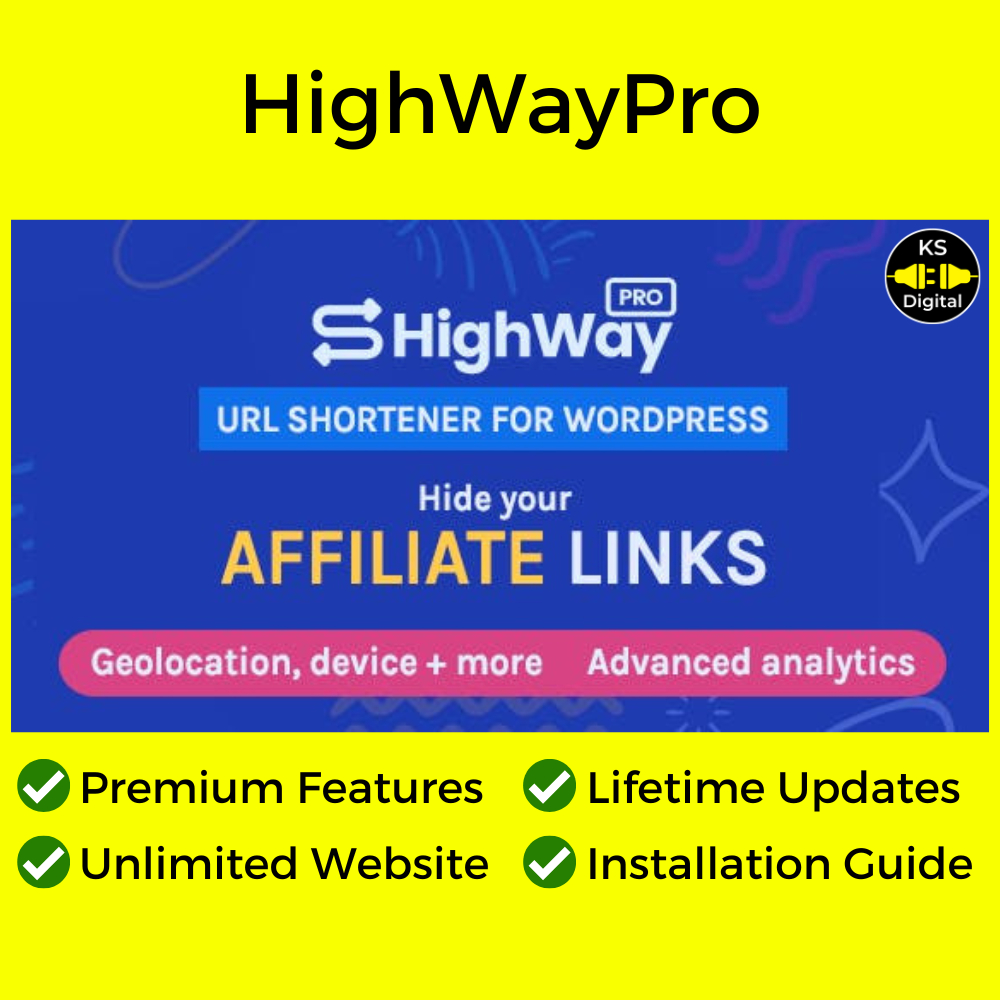 [Latest] HighWayPro Ultimate URL Shortener & Link Cloaker for