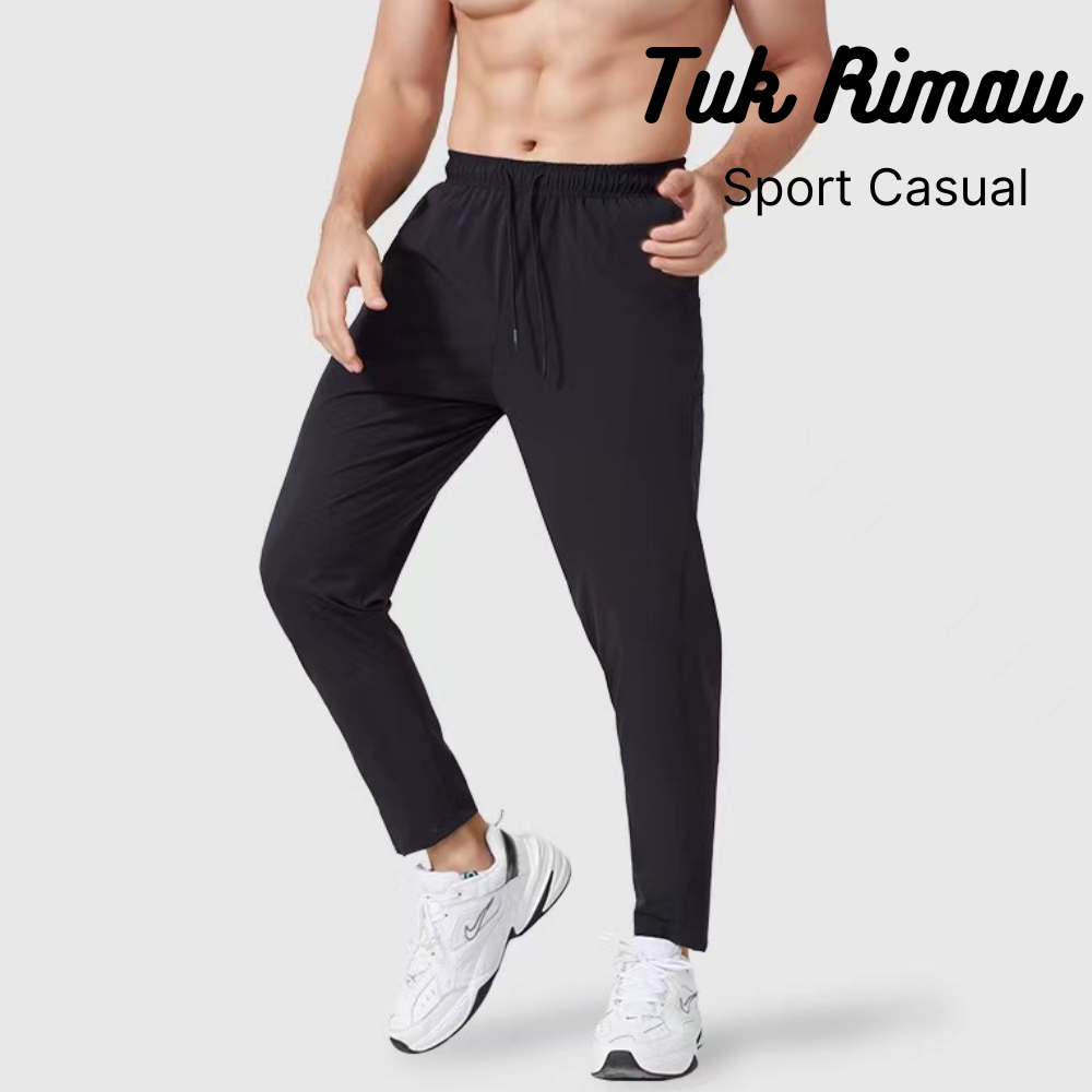 Men Sports Pants Slim Fit Trousers Tracksuit Fitness Workout