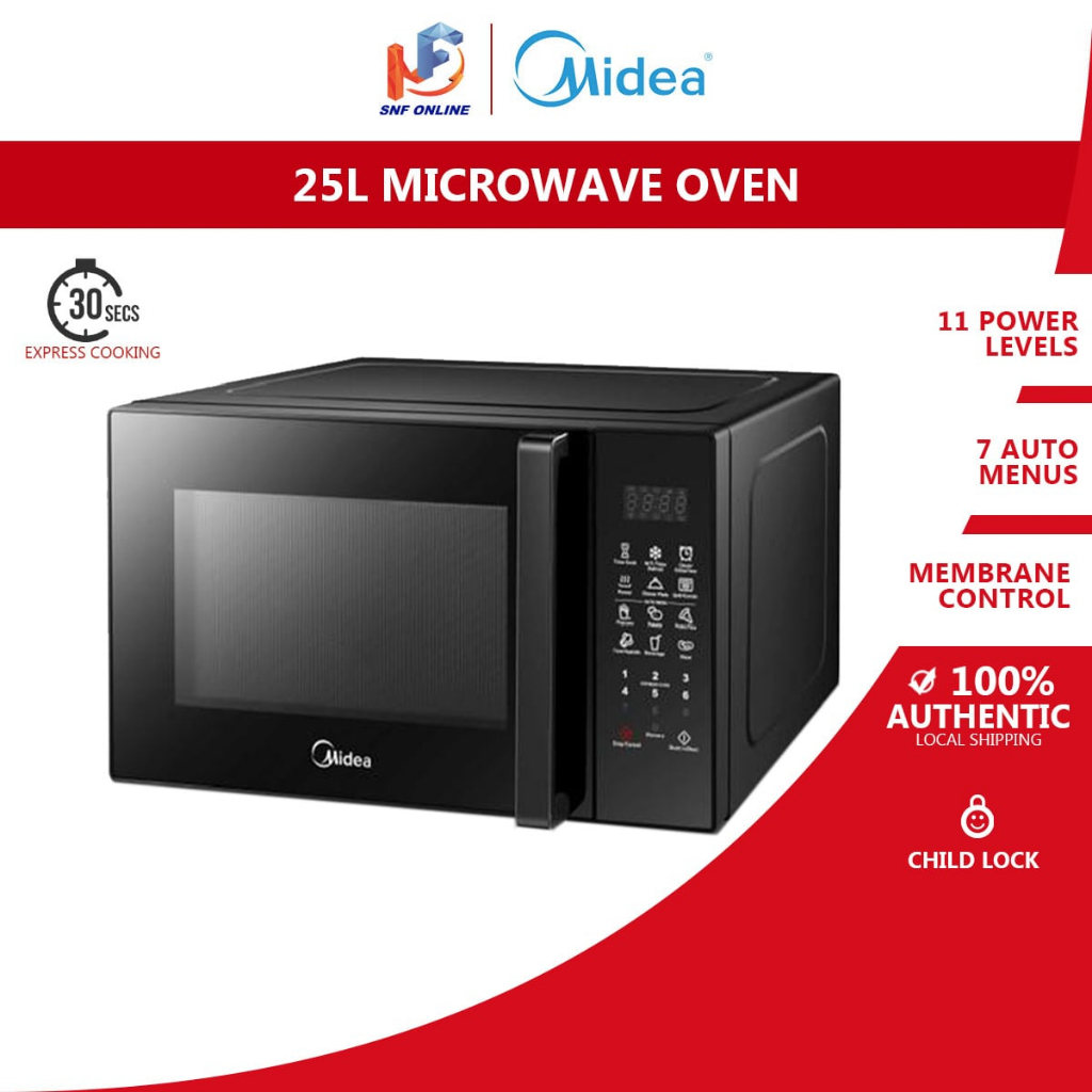 Midea Microwave Oven with Grill Function Digital (25 L) MMOEG925EXX