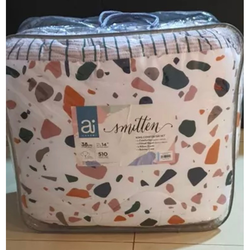 PROMO! AKEMI 100 Cotton 510TC Comforter Set (King Size) Shopee Malaysia