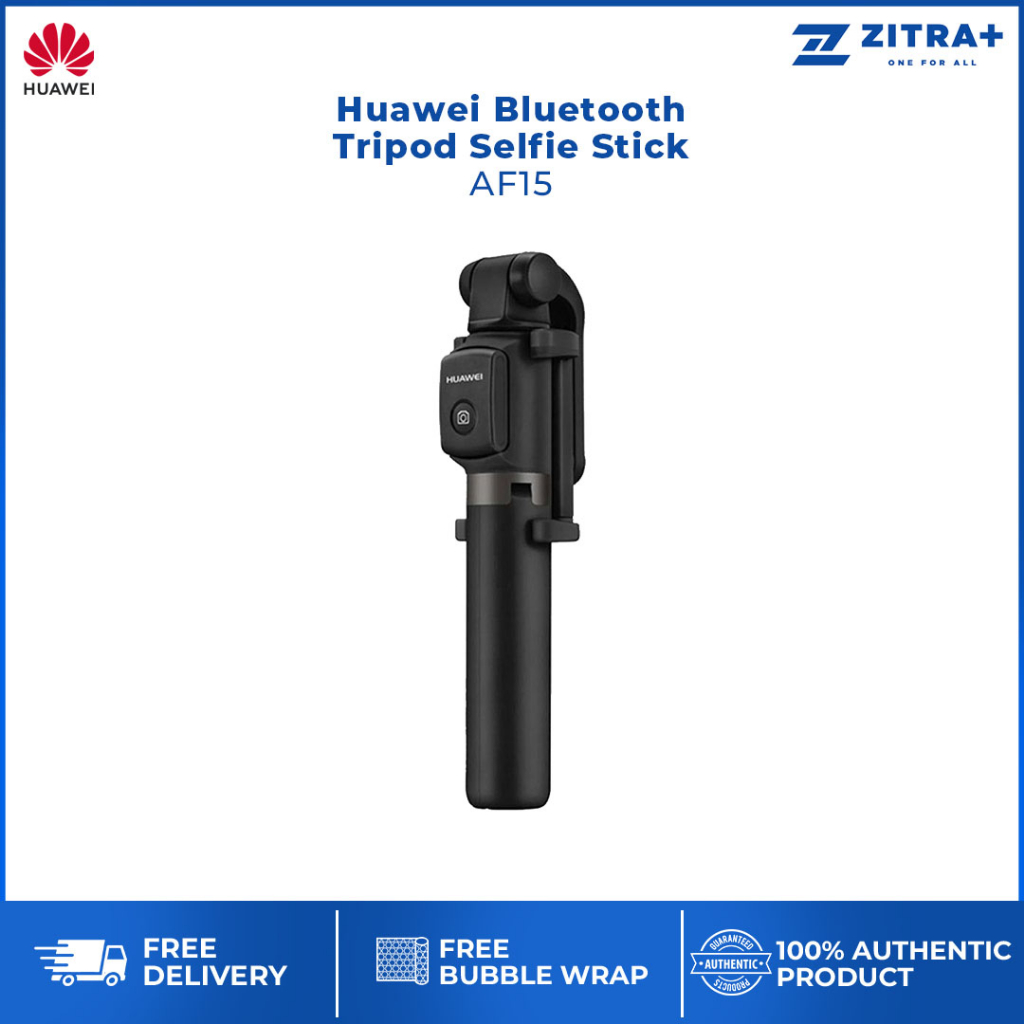 Huawei Bluetooth Tripod Selfie Stick AF15 Multiangle Shooting with 360 Degree Vertical