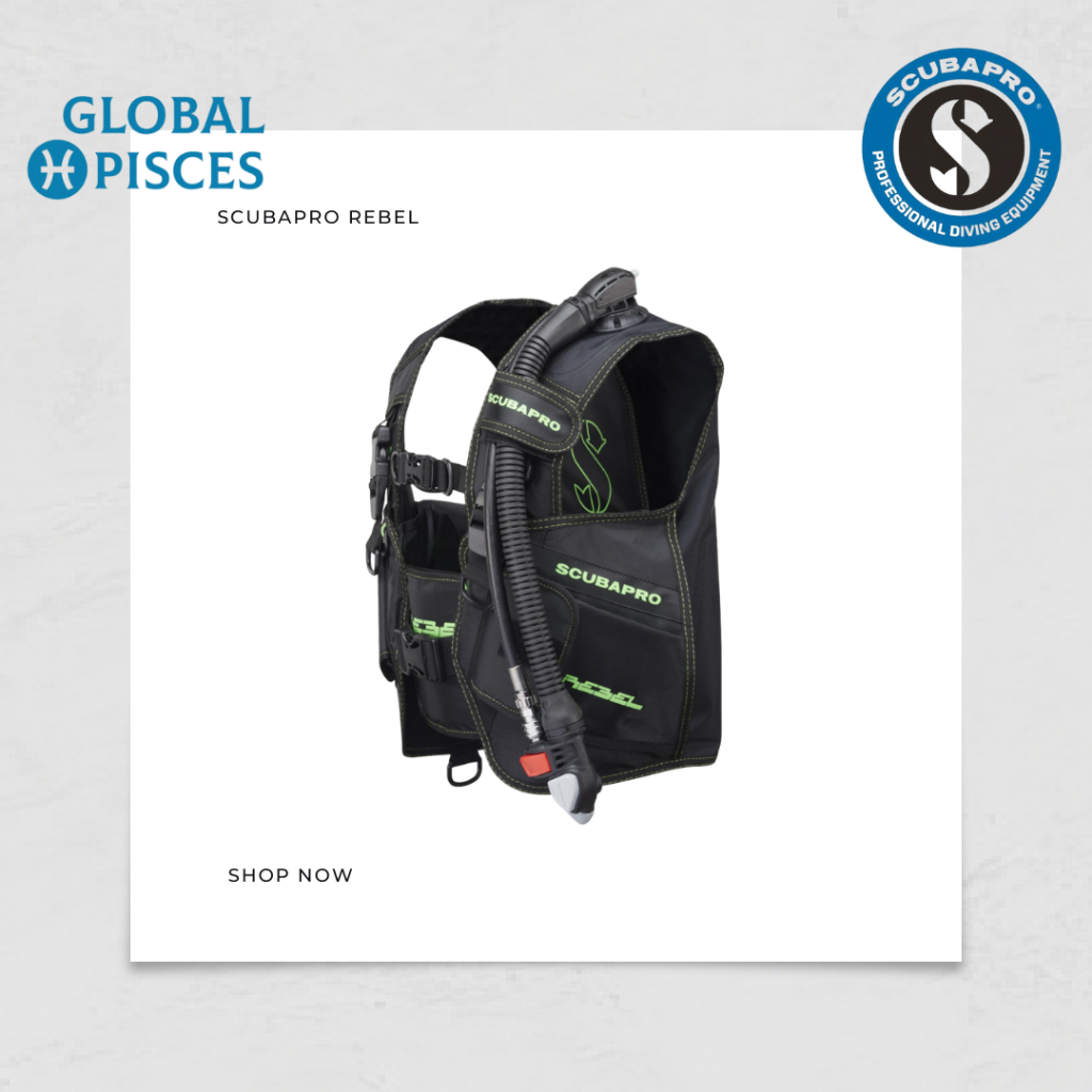 Scubapro Rebel Dive BCD Lightweight and Durable Buoyancy Control