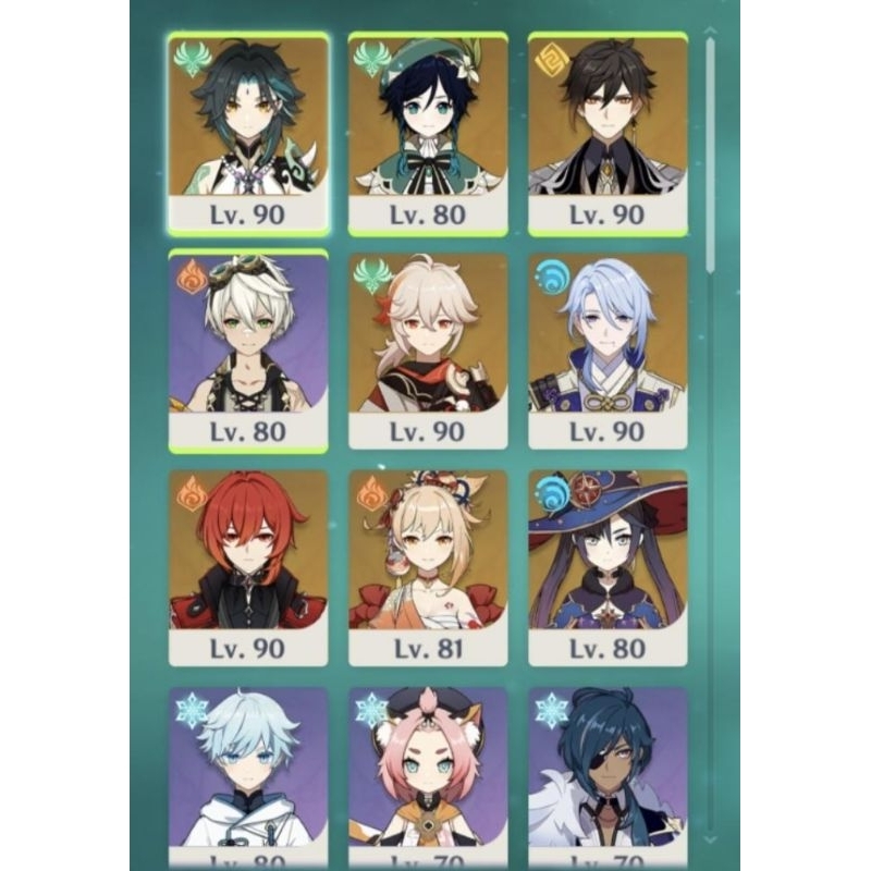Compte Genshin Impact AR 56 Serveur EU - Avec 10 Personnages 5 étoiles, Prêt à Jouer