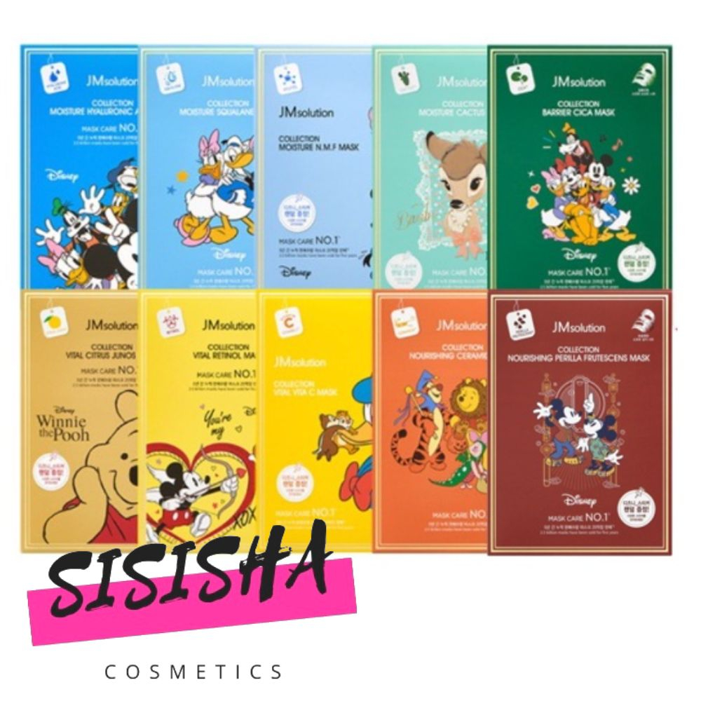 JM Solution Disney Collection Facial Mask 1 Box 10 Sheet | Shopee Malaysia