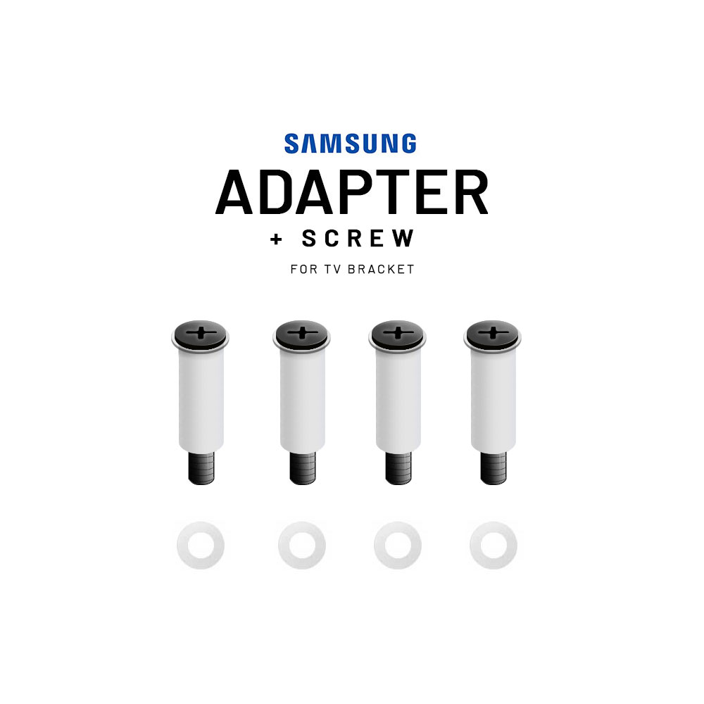 Samsung Curved TV Bracket Wall Mount M8 Screw Using Spacer Alternative