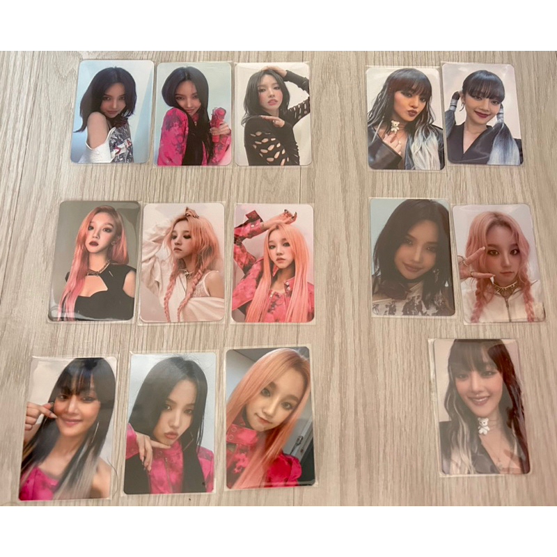 WTS PC Photocards gidle Miyeon Soyeon Yuqi Minnie Shuhua I NEVER DIE I ...