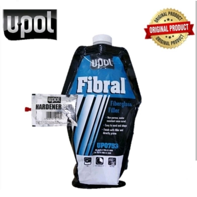 UPOL FIBRAL Fiberglass Filler with Hardener (880MLe) Shopee Malaysia