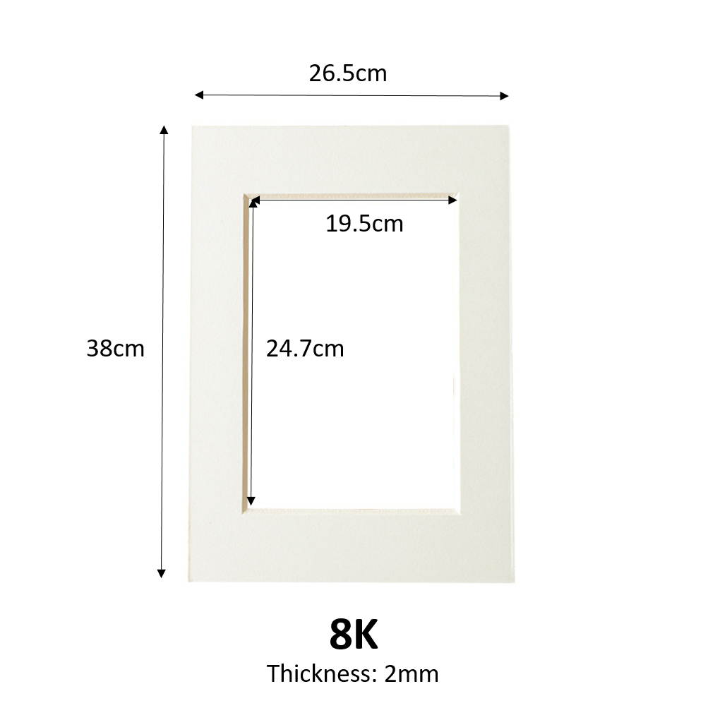 A4 Photo Frame Mounting Board Mat Board Card Holder Cardboard 相框卡纸