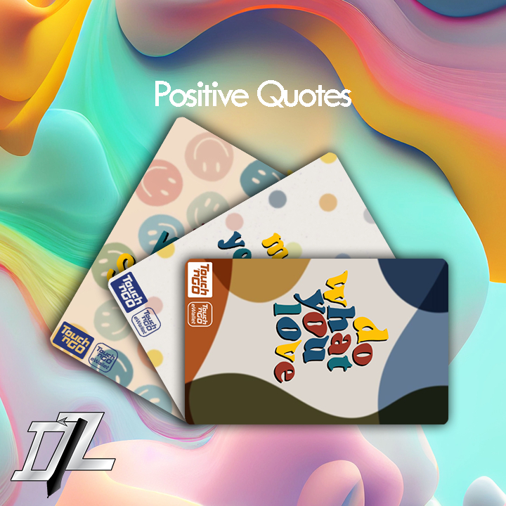 Positive Quotes Sticker - Touch 'n Go, TNG NFC Sticker | Shopee Malaysia