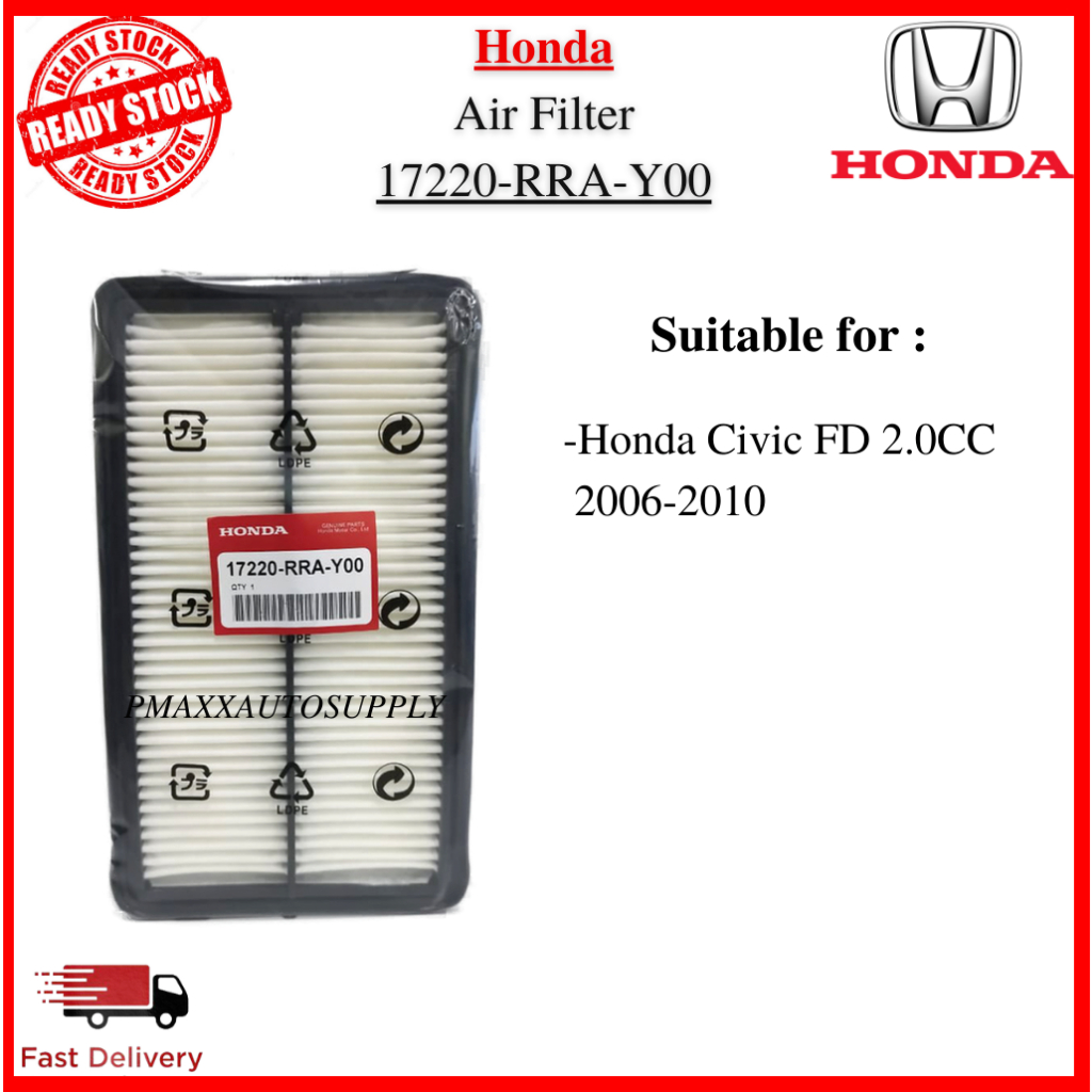 Original Honda Engine Air Filter Honda Civic Fd Snb Rra Y Shopee