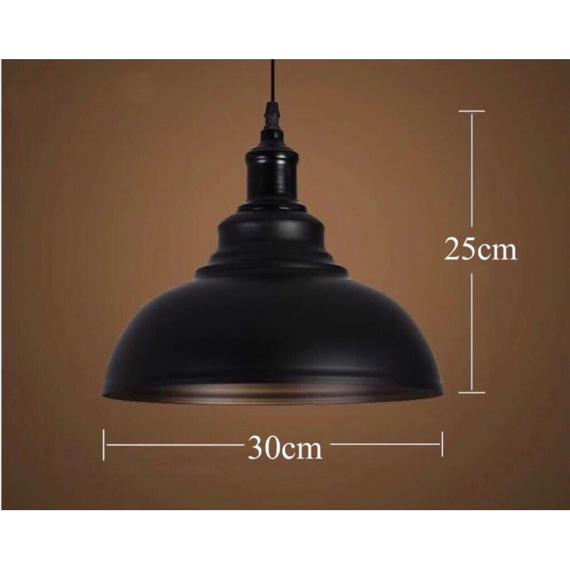 Retro Industrial Loft Style Hanging Pendant Light Garage Metal Ceiling Light Vintage Retro