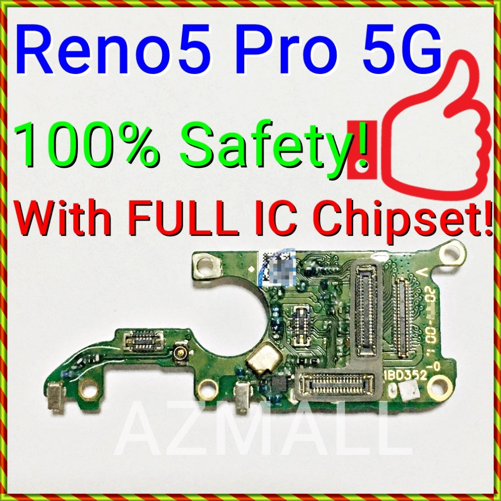 NEW ORI SIM Card Slot Reader Board MIC Microphone Ribbon for Oppo Reno5 ...