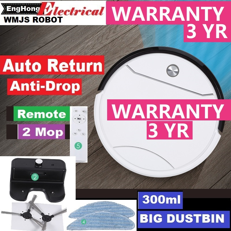 EngHong FULL SPEC Robot Vacuum & Mop (robot vacuum) 2 in 1 robot vacuum