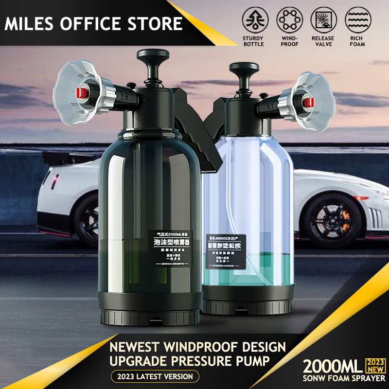 Car Foam Sprayer 2L Bottle Spray Windproof Car Wash Snow Foam Spray