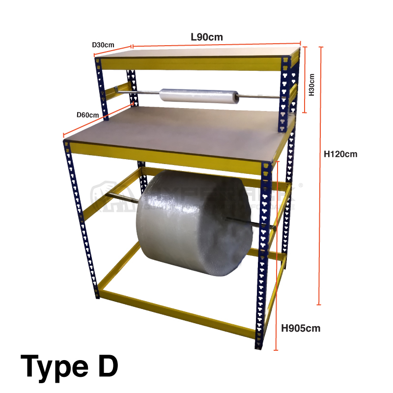 🐘[FREE SHIPPING] HYPERACK™️ Heavy Duty Packaging Table Online Seller ...
