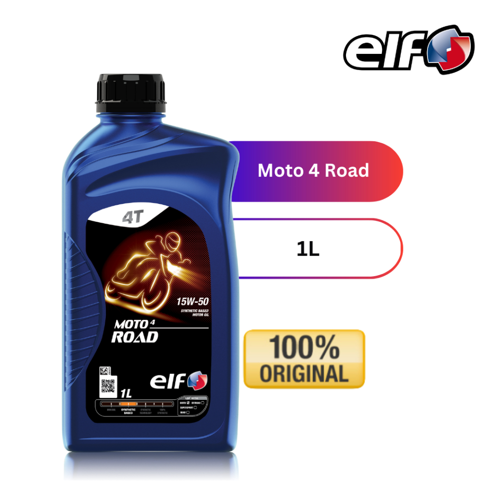 Elf Lubricant Moto 4 Road 15W-50 & 10W-40 (1L) | Shopee Malaysia