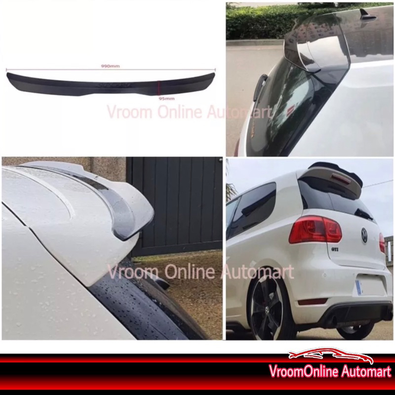 New Universal Hatchback Tail Modification Tail Wing Spoiler Accessories ...
