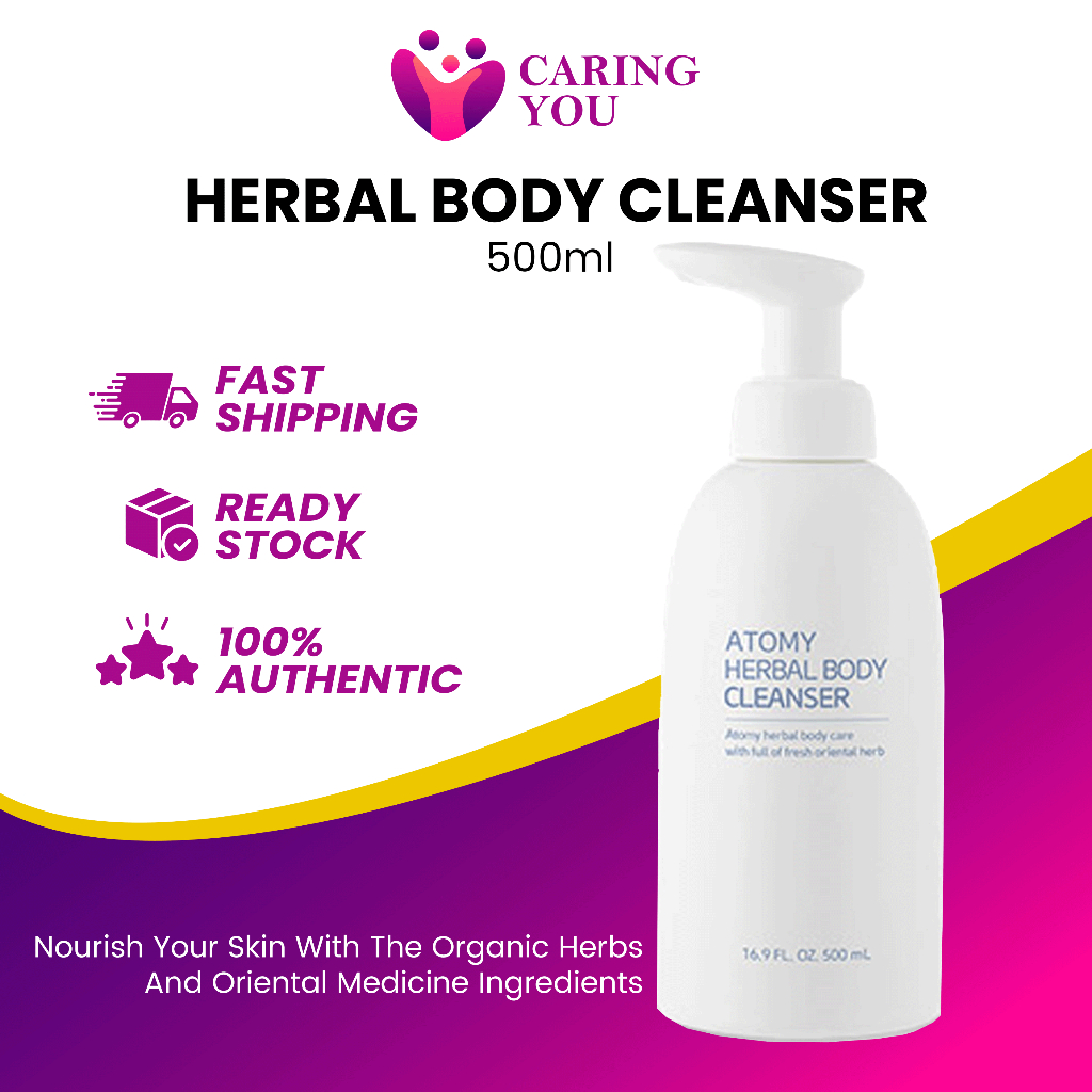 Atomy Herbal Body Cleanser艾多美沐浴乳500ml Shower Gel Body Wash Sabun Mandi ...