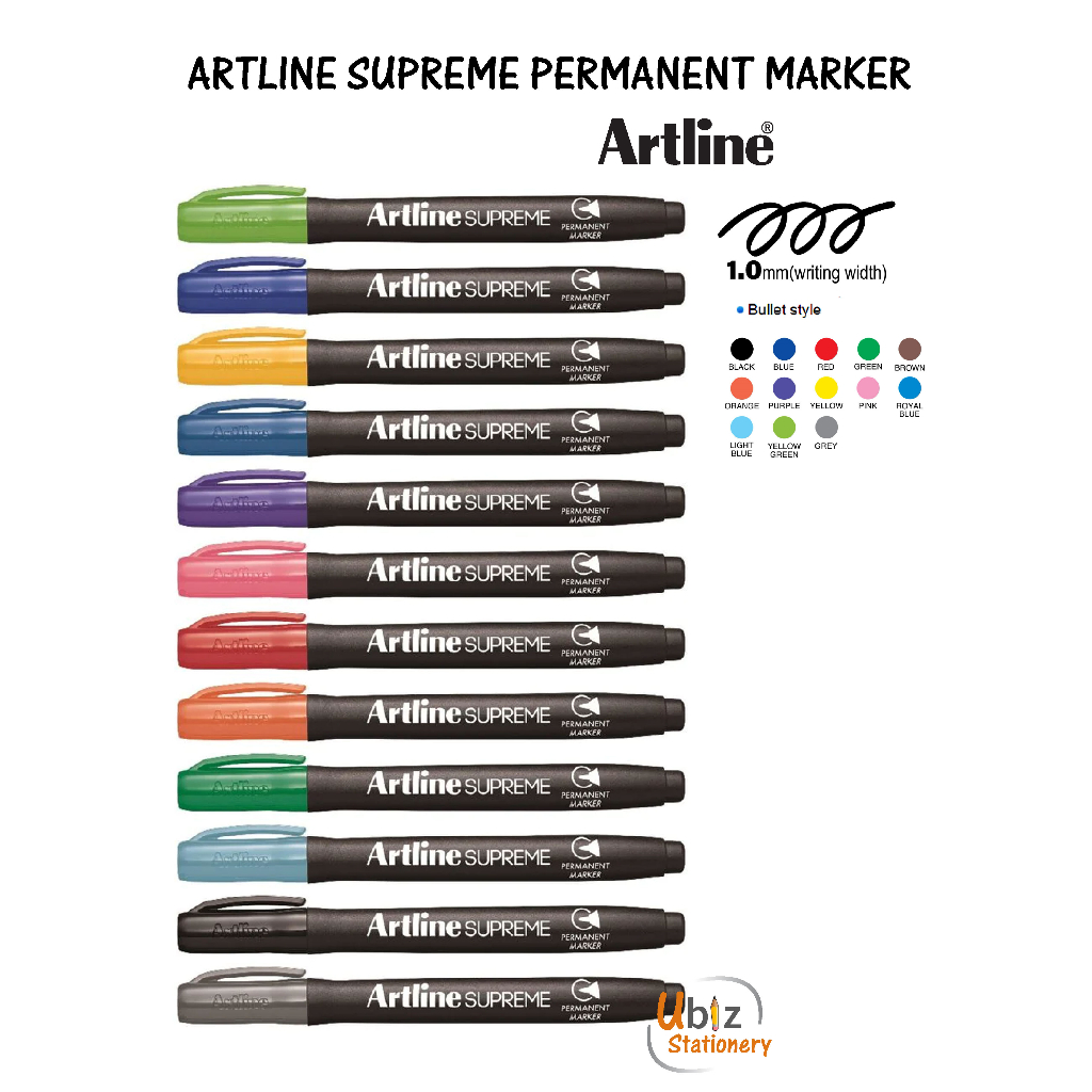 Artline Supreme Permanent Marker | Shopee Malaysia