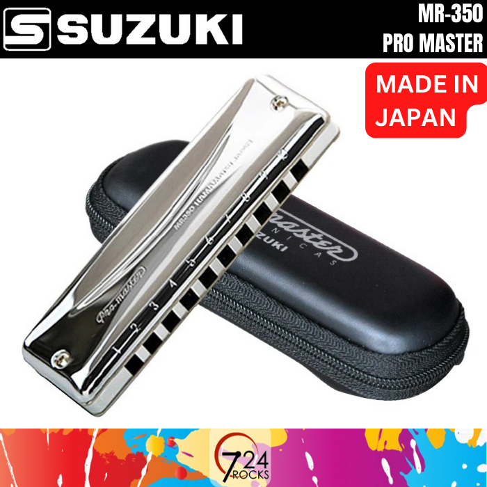 Suzuki Harmonica Suzuki MR-350 Pro master Deluxe 10 Hole Diatonic ...