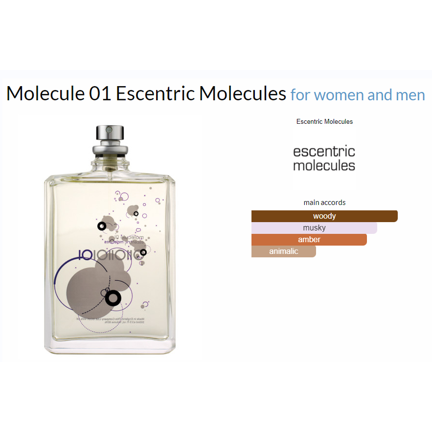 Escentric Molecules Molecule 01 - Decanted Fragrances and Perfume