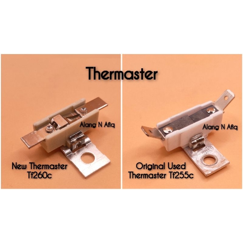 Thermal Cut Off (TCO) Thermaster TF 255, TF 260. Soleplate Steam Iron ...