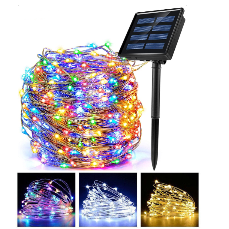 20LED Solar Garden Fairy Lights For Outdoor Umbrella Patio Gazebo