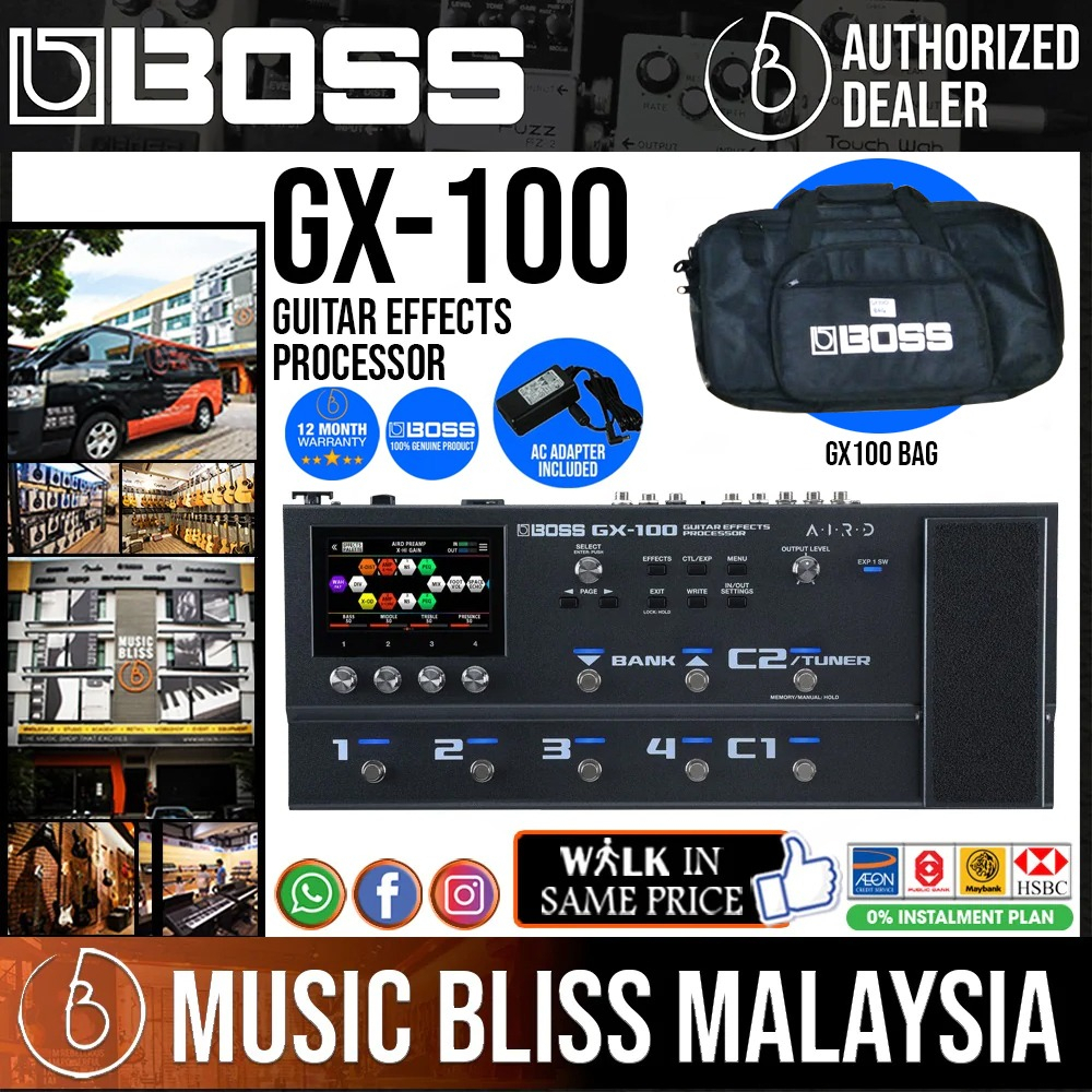Boss GX100 Guitar Multieffects Pedal (GX100) Shopee Malaysia