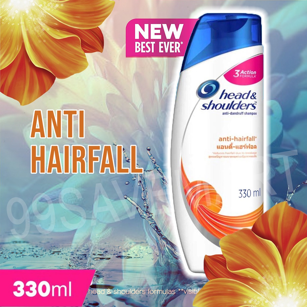 Head Shoulders Anti Hairfall Anti Dandruff Shampoo Ml Shopee