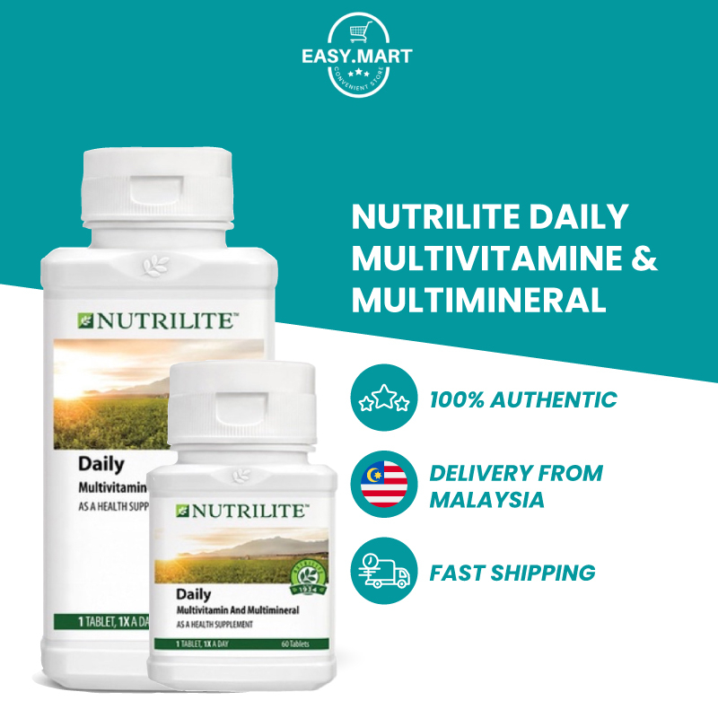 Ready Stock Nutrilite Daily Multivitamine Multimineral Tablets Tablets Supplement