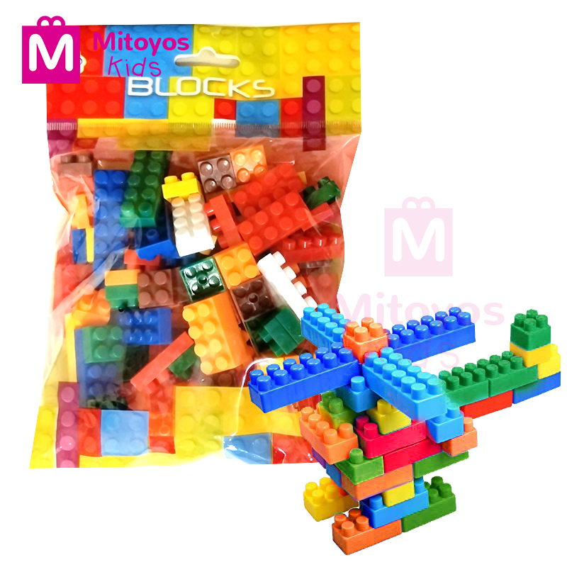 Mitoyos 100 PCS Kids Building Bricks Mini Block Hobby Toy Build Create ...