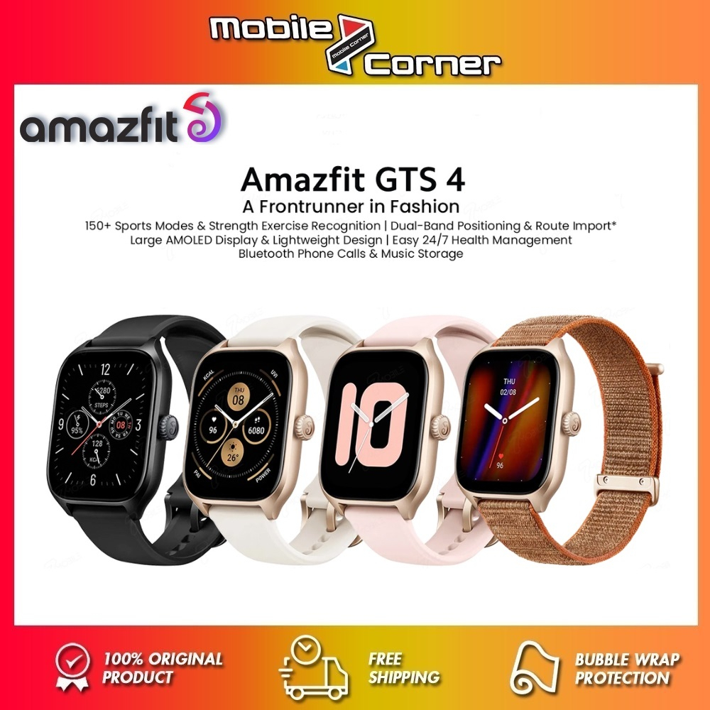 Mobile2Go. Amazfit GTS 4 [150+ Sports Modes & Strength Exercise