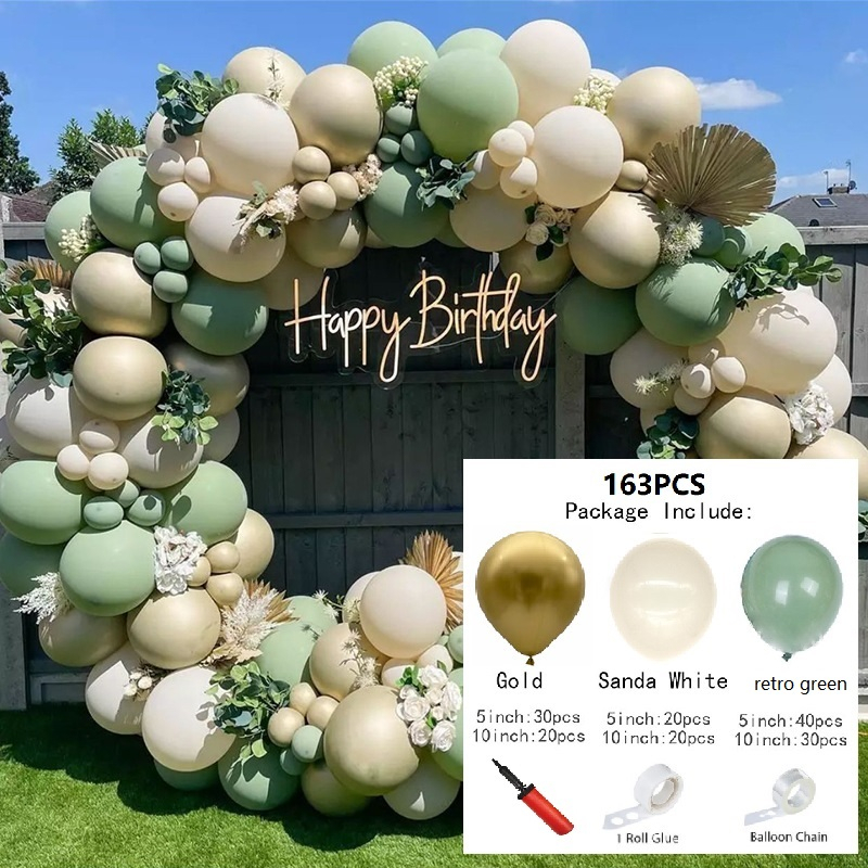 Birthday Decoration Set Balloon Garland Arch Stand Belon Girl Boy Hari ...