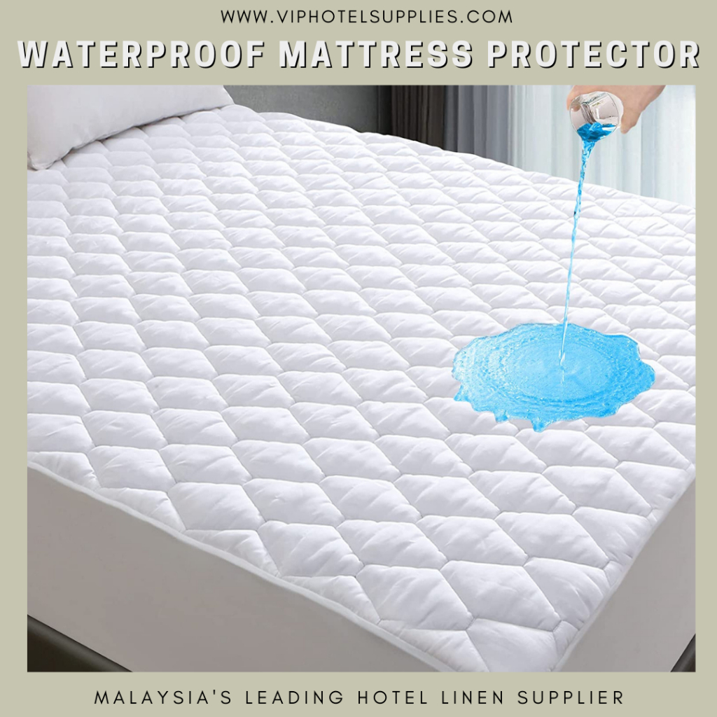 Waterproof Mattress Protector For Bed 防水/防尿 床垫保护套 / Pelindung Tilam ...