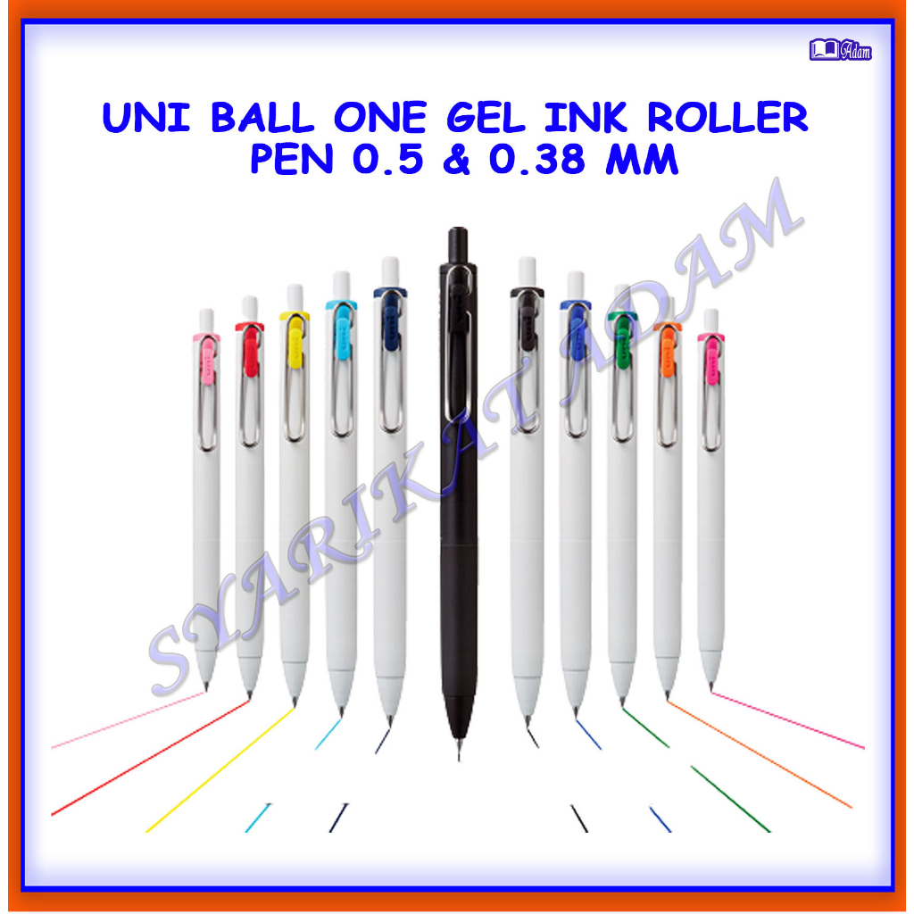 [ADM] UNI BALL ONE GEL INK ROLLER PEN 0.5 & 0.38 MM Shopee Malaysia