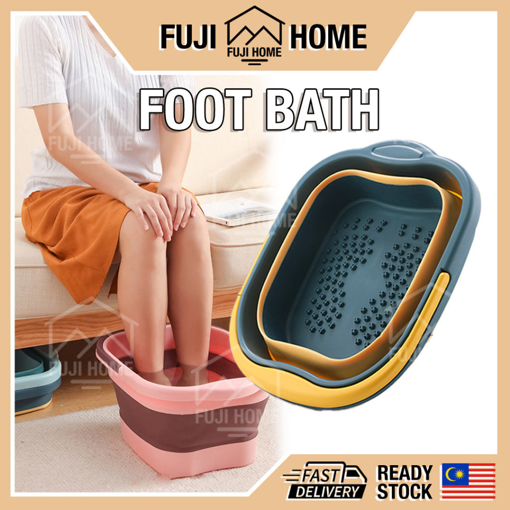 🏠READY STOCK🏠Foldable Foot Bath Foot Spa Bucket Foot Tub Soak Massage Bucket Spa Basin Feet Leg