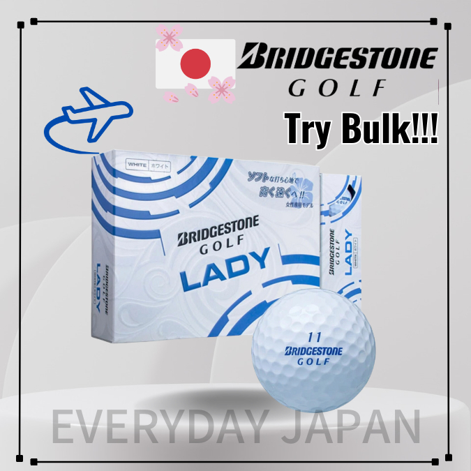 [Direct from JAPAN]BRIDGESTONE Golf LADY Golf Ball 12 Balls White Shopee Malaysia
