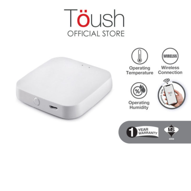 Toush Smart Wireless Gateway C/W Toush APP | T8111SGW-ZBW | Shopee Malaysia