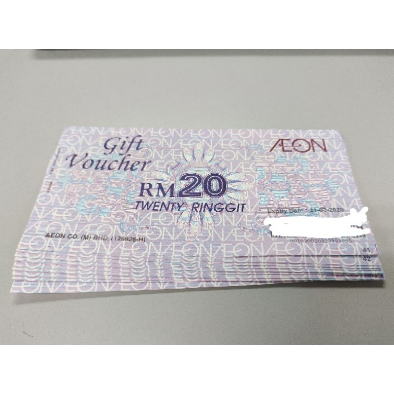 AEON GIFT VOUCHER RM 6000 selling RM 5700 EXPIRY DATE 31 MARCH 2025 ...