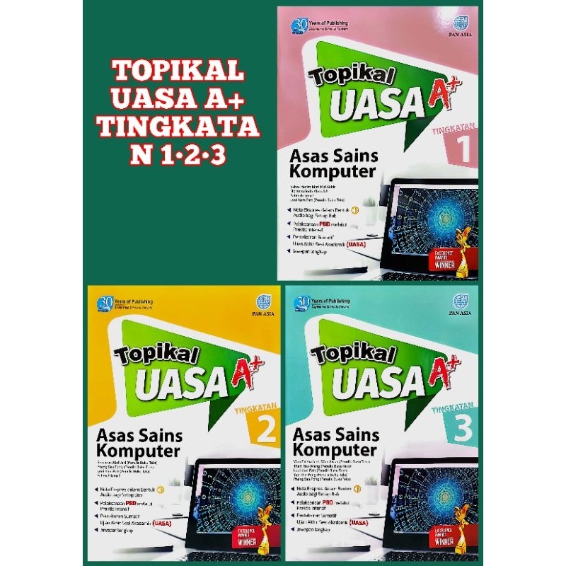 Buku Latihan Topikal Uasa A Asas Sains Komputer Tingkatan 1•2•3 Pan Asia Shopee Malaysia 3454